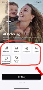 Enhance Image Quality in Vmake App screenshot 2