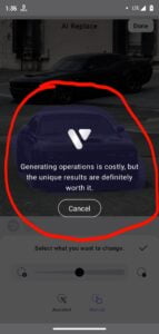 Ai Replace image in Vmake app screenshot 6