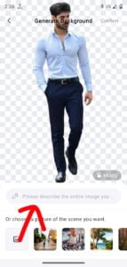 Generate image Background in Vmake App 2024 Screenshot 4